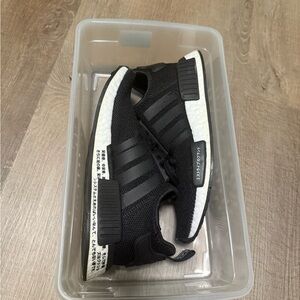 Adidas Black and White Sneakers with Sporty Aesthetic